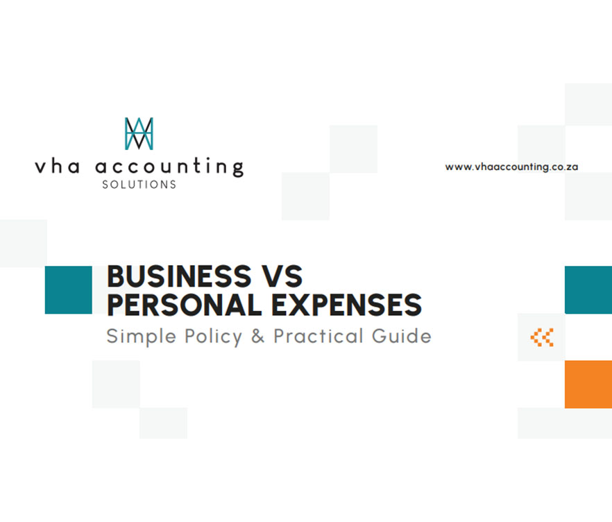 Business vs Personal Expenses Simple Policy