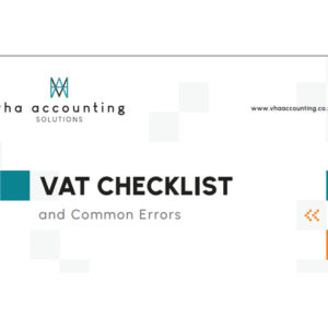 VAT Checklist and Common Errors